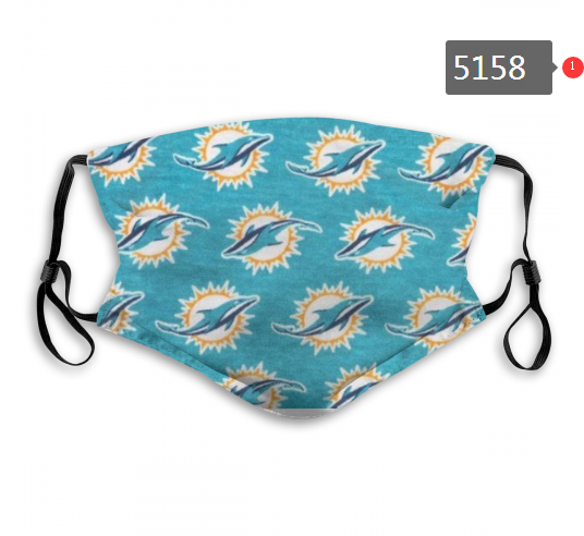 2020 NFL Miami Dolphins Dust mask with filter